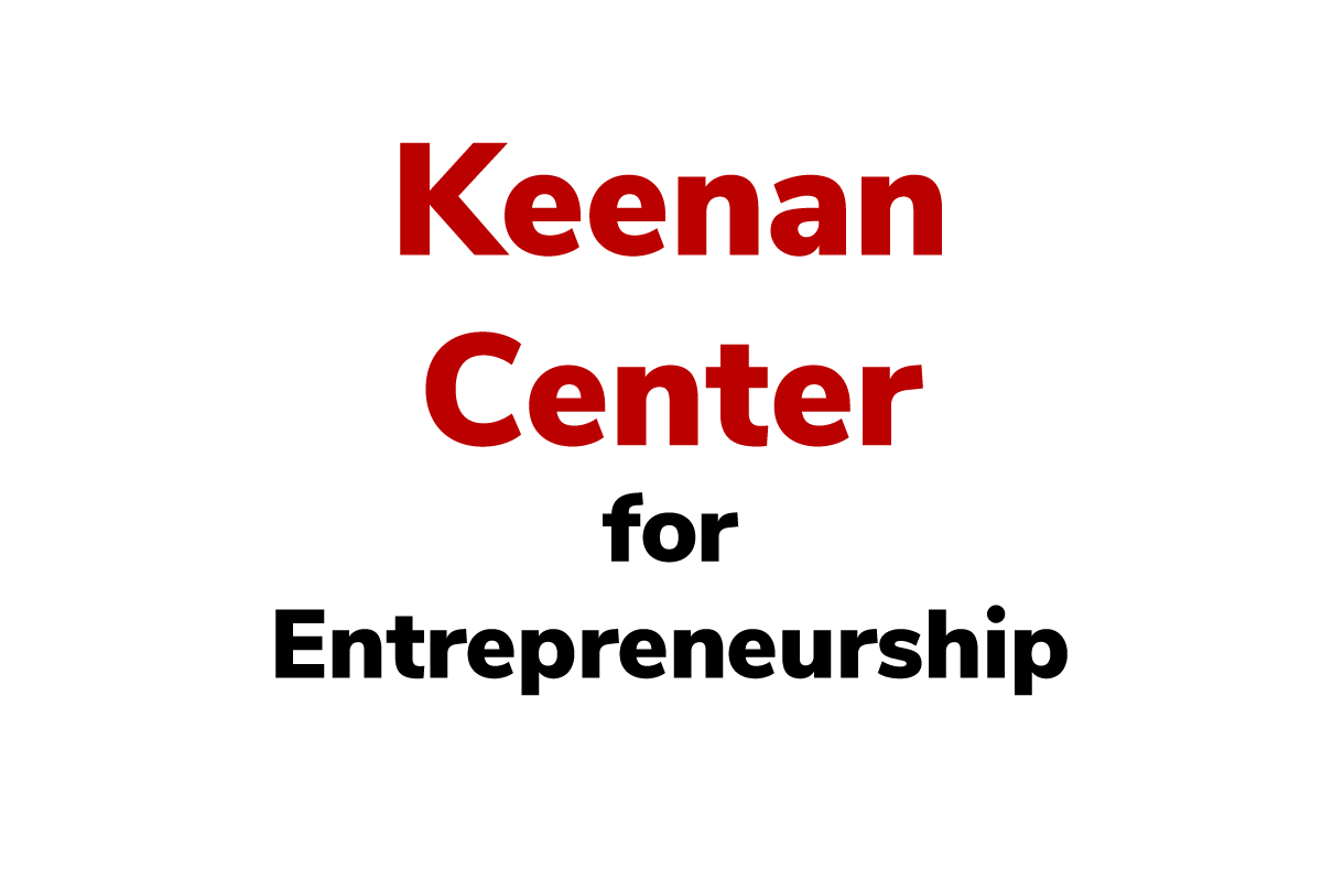 logo containing the text Keenan Center for Entrepreneurship