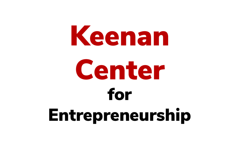 logo containing the text Keenan Center for Entrepreneurship